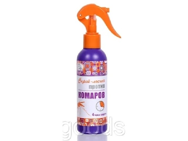 Спрей-лосьон от комаров до 4 часов защиты 200 мл,курок  HELP 80512/12